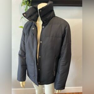 Women’s Y2K, Tommy Hilfiger 100% down filled black coat size M